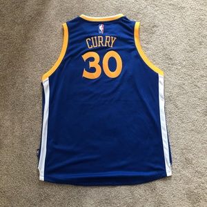 Golden State Warriors Stephen Curry Blue Jersey